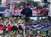 HUT ke-18, DPD Partai Gerindra Maluku Gelar Jalan Sehat Bersama Masyarakat